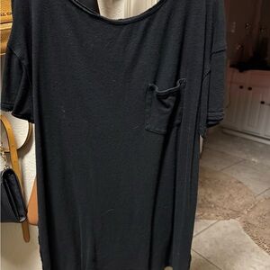 We The Free black Oversized crewneck tee